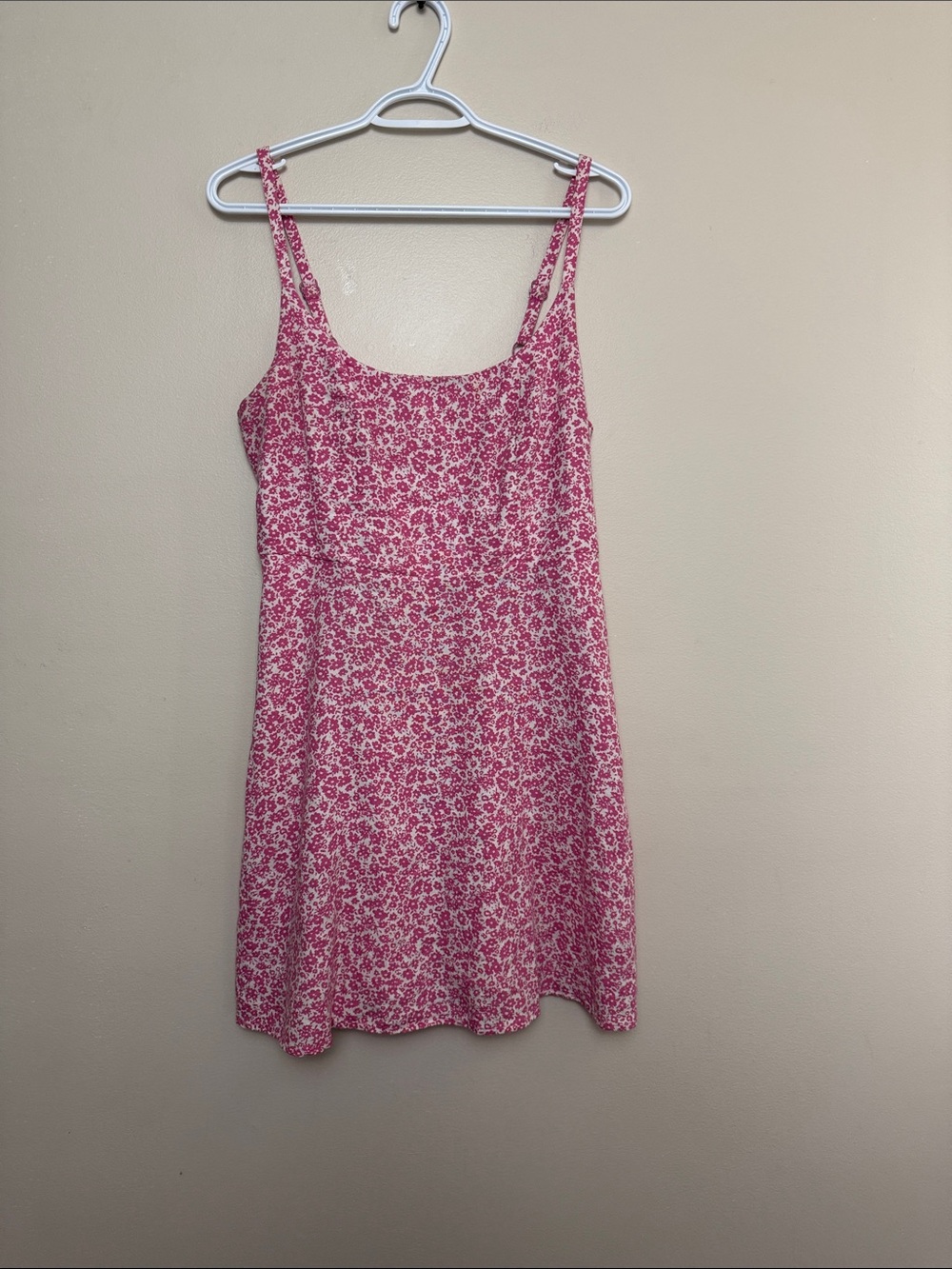 Old Navy Pink Floral Mini Slip Dress Women’s Size M Cottagecore Summer Dress - Picture 2 of 7